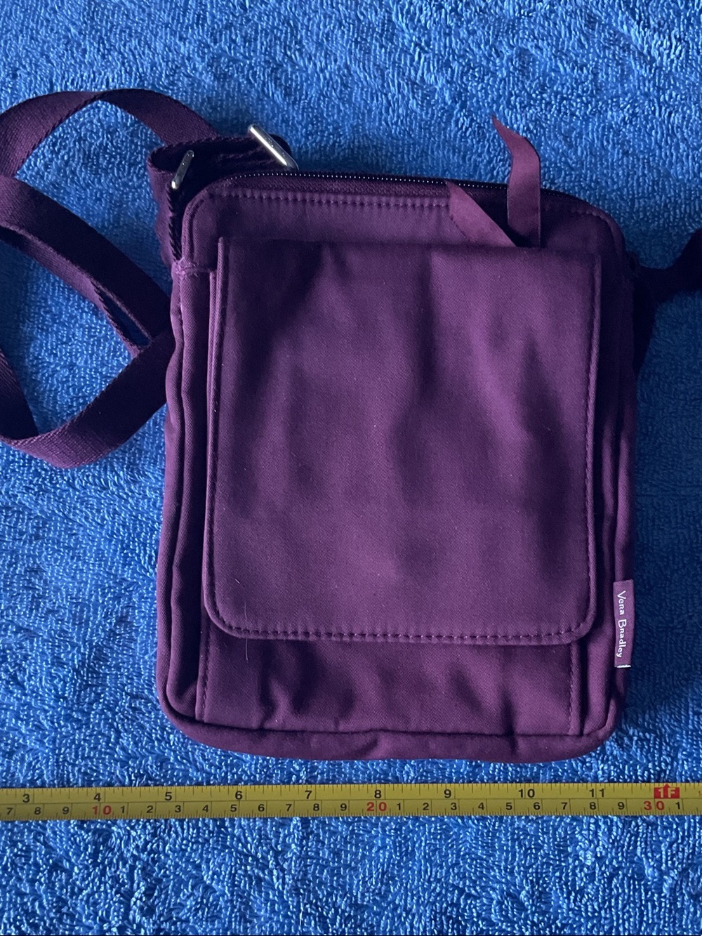 Vera Bradley Deep Plum Messenger Crossbody